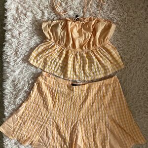 Forever 21 Vibrant Yellow and Orange Set